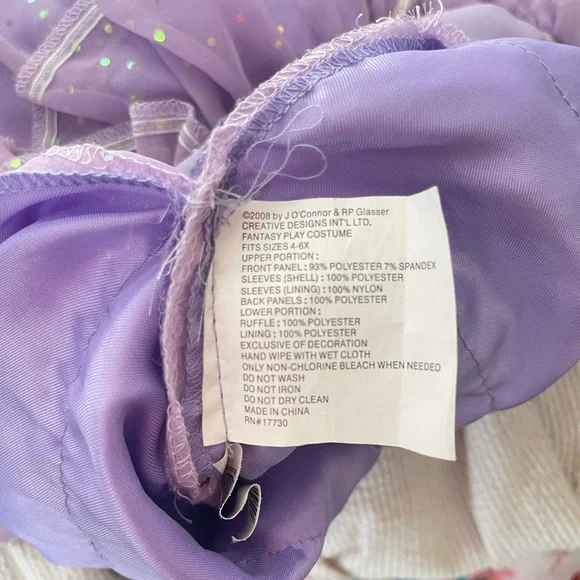 DISNEY Fancy Nancy Tiered Ruffle Costume Dress - Picture 4 of 4